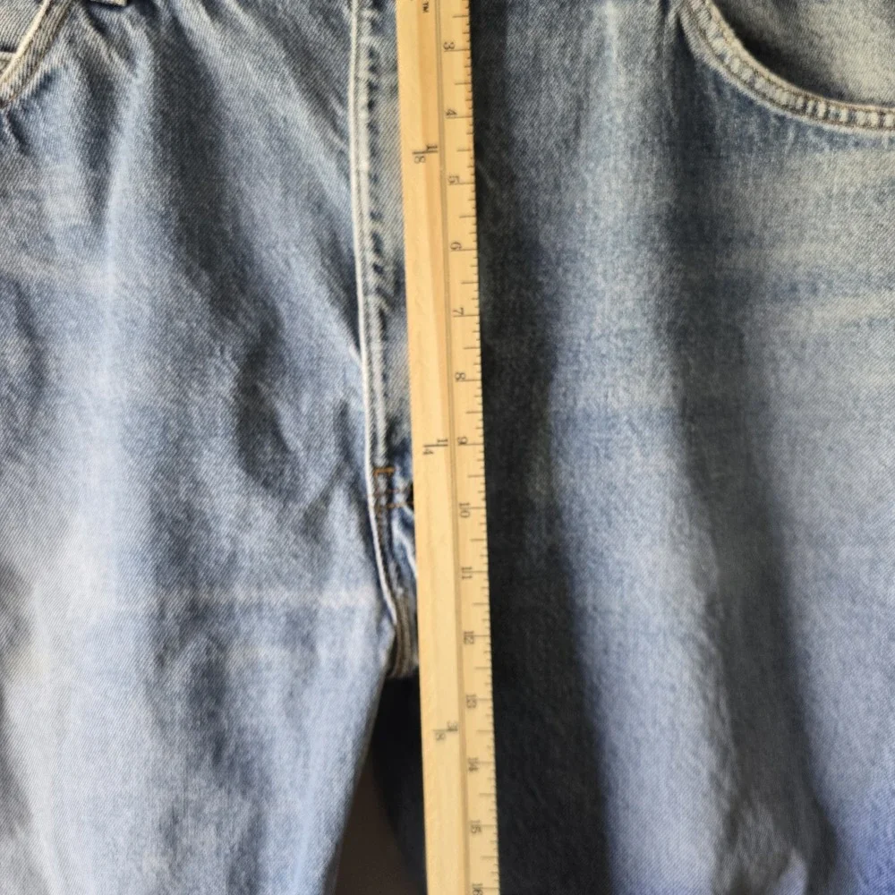 Vintage Levis 550 Relaxed Fit Tapered Leg Light Wash Orange Tab Jeans 40x32 Mens